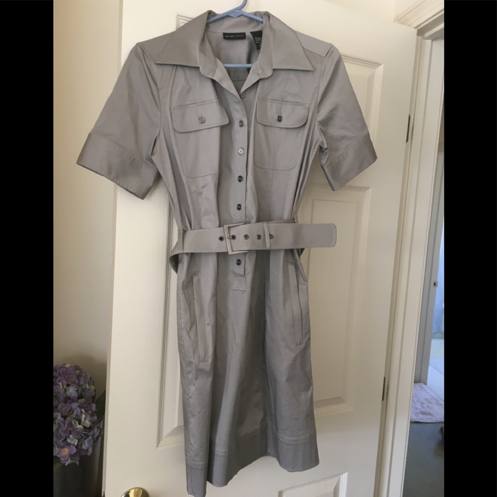 NY& CO Belted shirt dress.